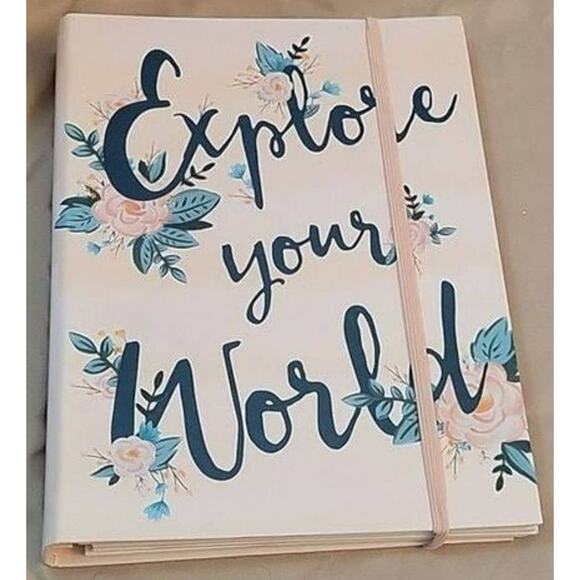 Scrapbooking Kit with Notebook, Stickers, Pens, Stamps, Rolls, and Glue - Picture 1 of 12